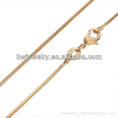 Making 2013 trendy thin link chain necklace